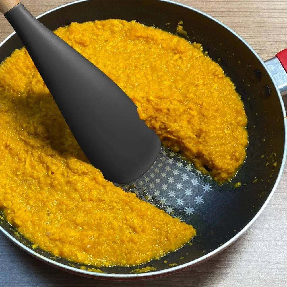 Cooking Spoon for Nonstick Cookwares, Silicone Spoon for Mixing, Scoop, and Scra - Picture 7 of 9